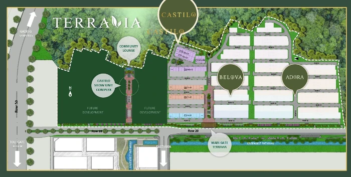 Castilo Siteplan - Terravia BSD City